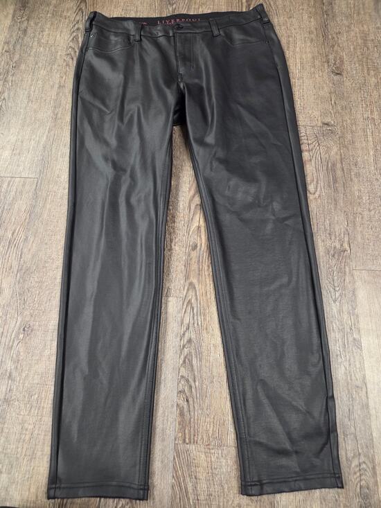 Liverpool Jeans Denim - Liverpool Jeans Company Women's Madonna Skinny Legging 12/31 Faux Leather Pants